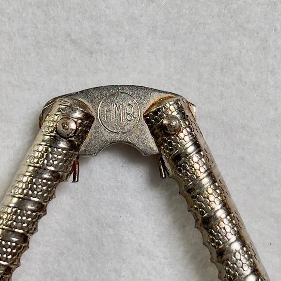 HMQ Seafood Nutcracker Set of 2 Henry Marcus Quackenbush Vintage 1940’s Metal - Picture 4 of 6